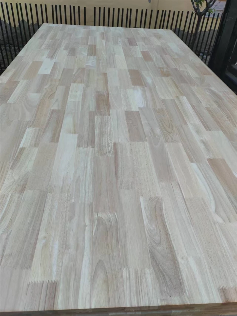Rubber Finger Jointed Boards factory